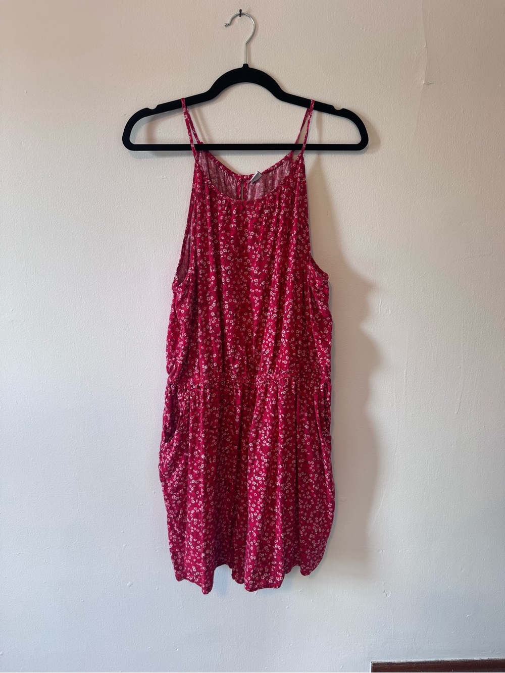 Old Navy Red Floral Sleeveless Midi Dress – Women’s XL